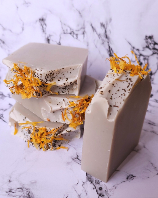 MARIGOLD LIME - ORGANIC COLD PROCESSED SOAP BAR