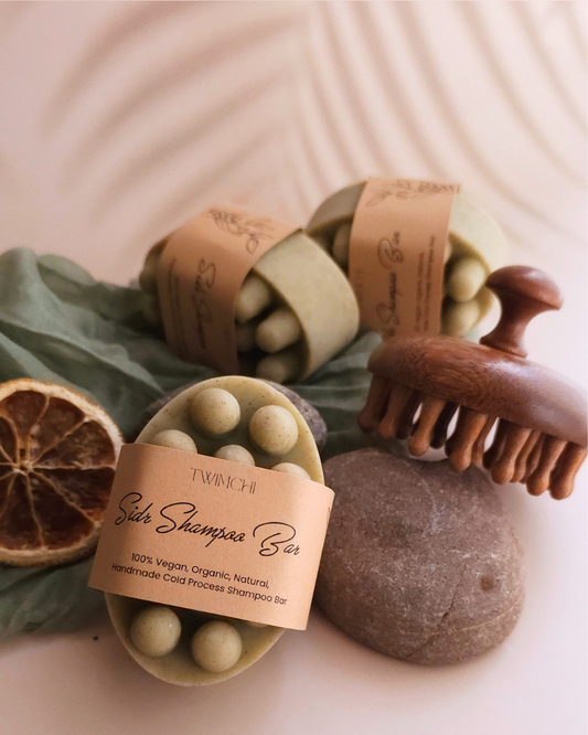 ORGANIC SIDR & SHEA BUTTER SHAMPOO BAR