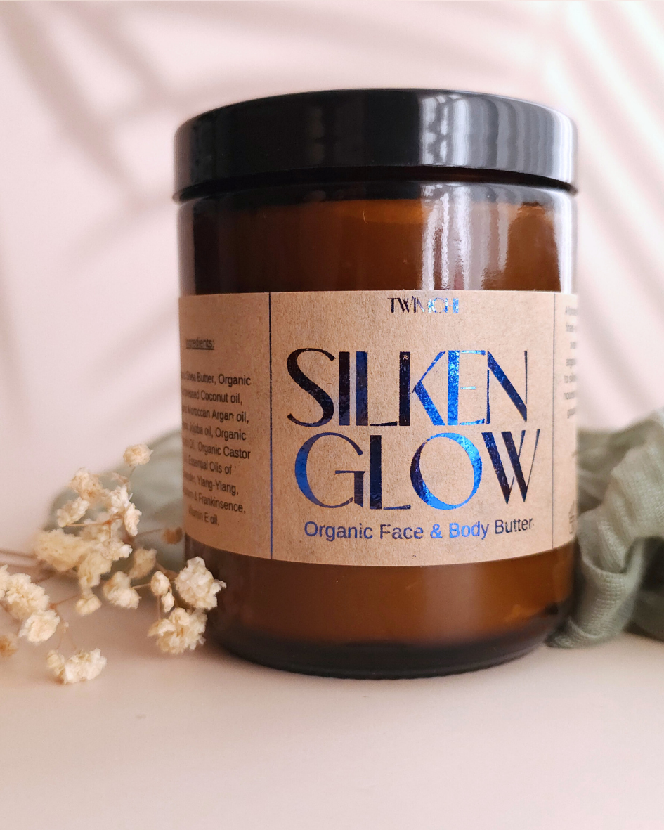 SILKEN GLOW BUTTER - ORGANIC BODY & FACE WHIPPED BUTTER