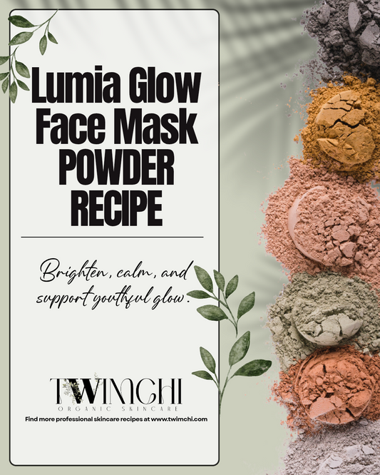 LUMIA GLOW FACE MASK POWDER - PROFESSIONAL RECIPE ( Digital Download)